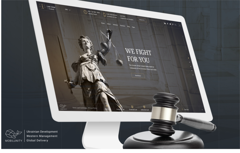 Legal Advice Office Website by Mobilunity screenshot 5